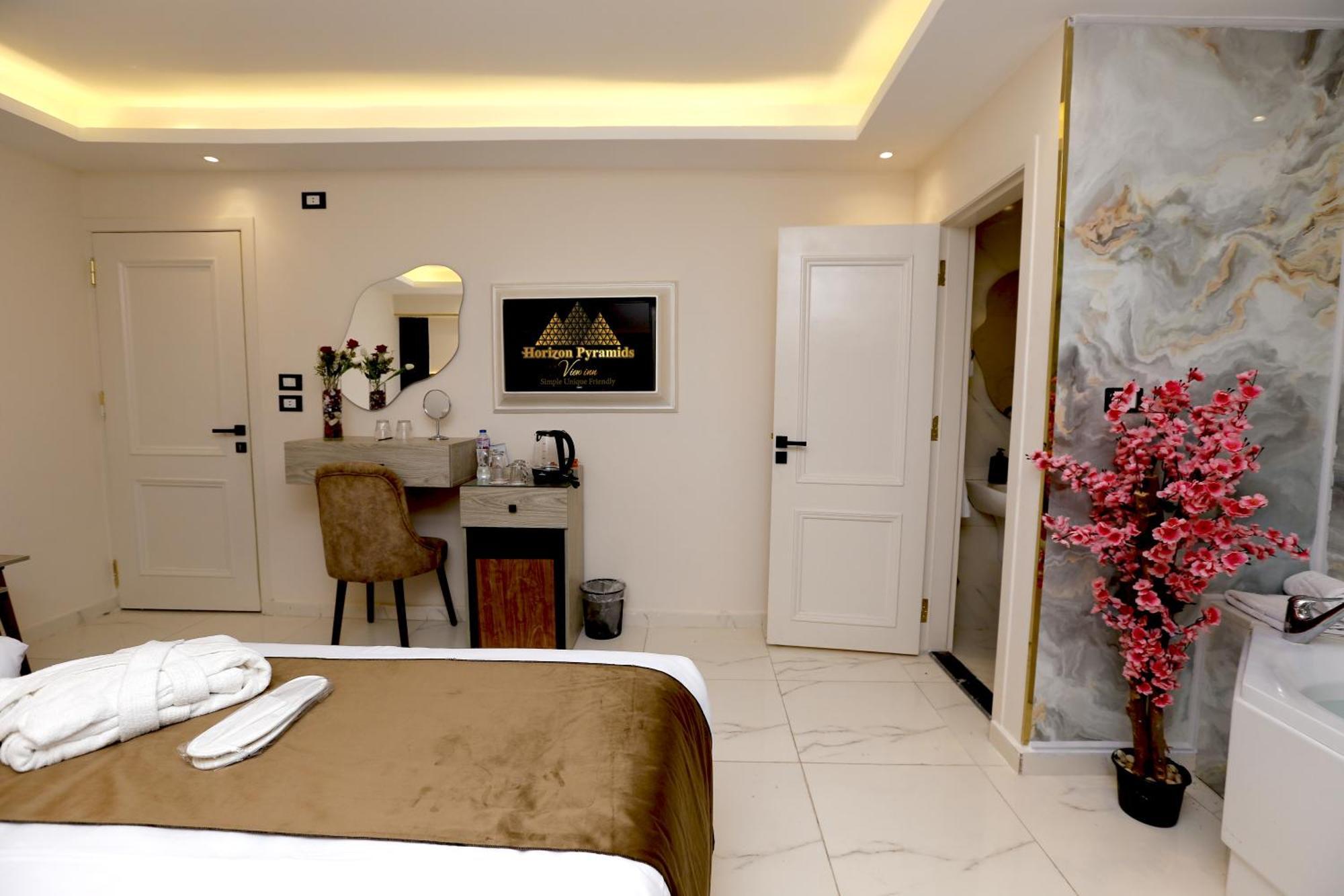 Horizon Pyramids View Inn Kafret el-Gabal Exterior foto