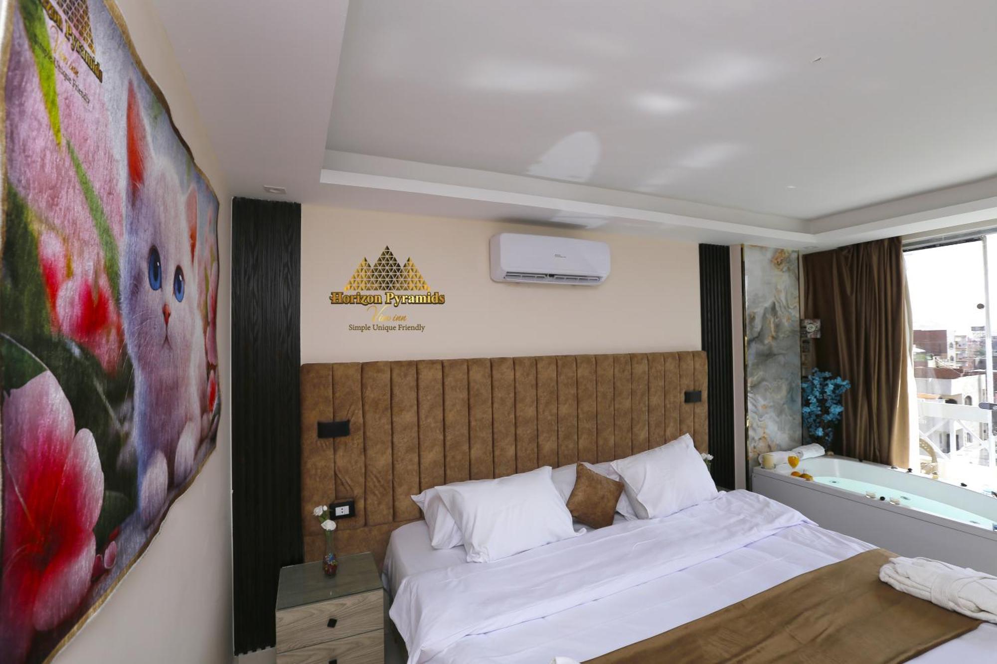 Horizon Pyramids View Inn Kafret el-Gabal Exterior foto