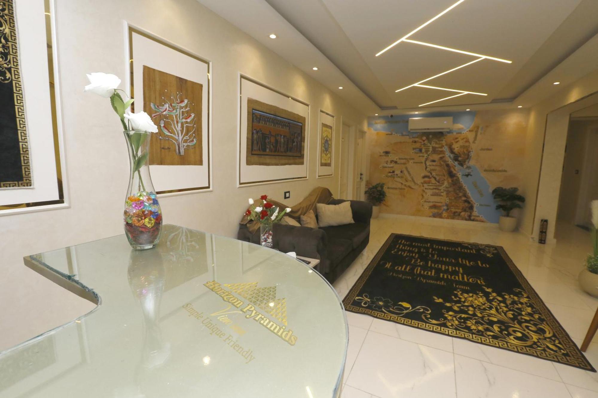 Horizon Pyramids View Inn Kafret el-Gabal Exterior foto