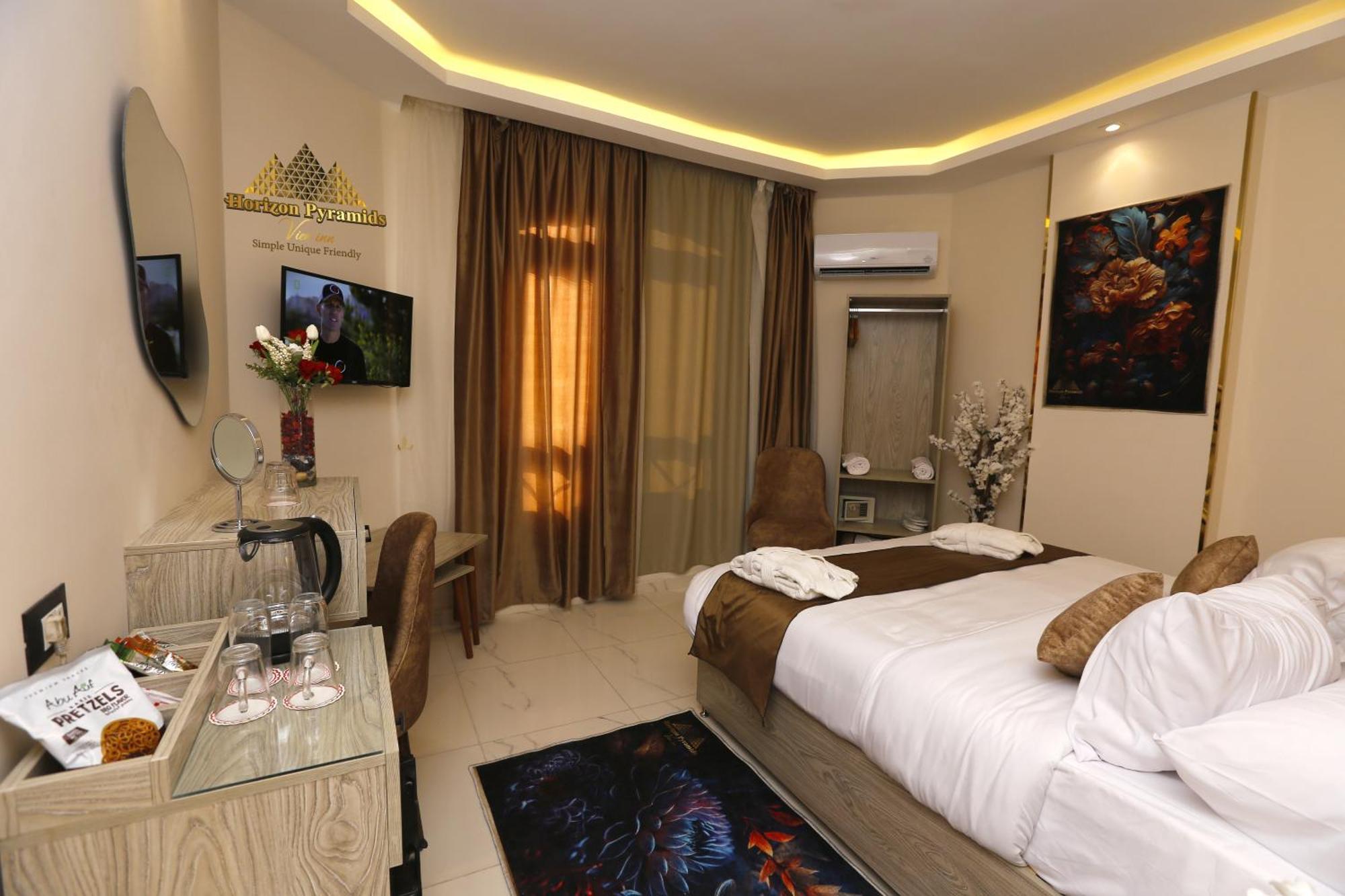 Horizon Pyramids View Inn Kafret el-Gabal Exterior foto
