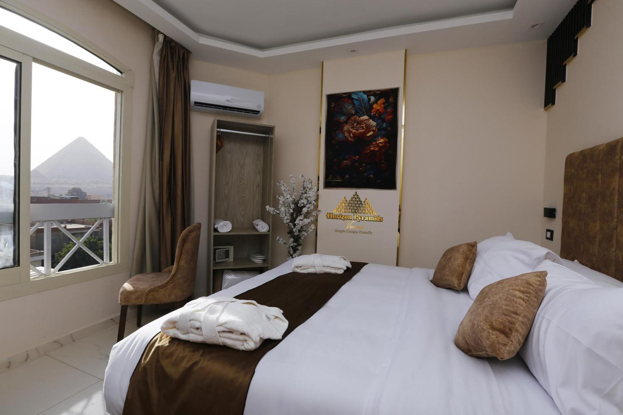 Horizon Pyramids View Inn Kafret el-Gabal Exterior foto