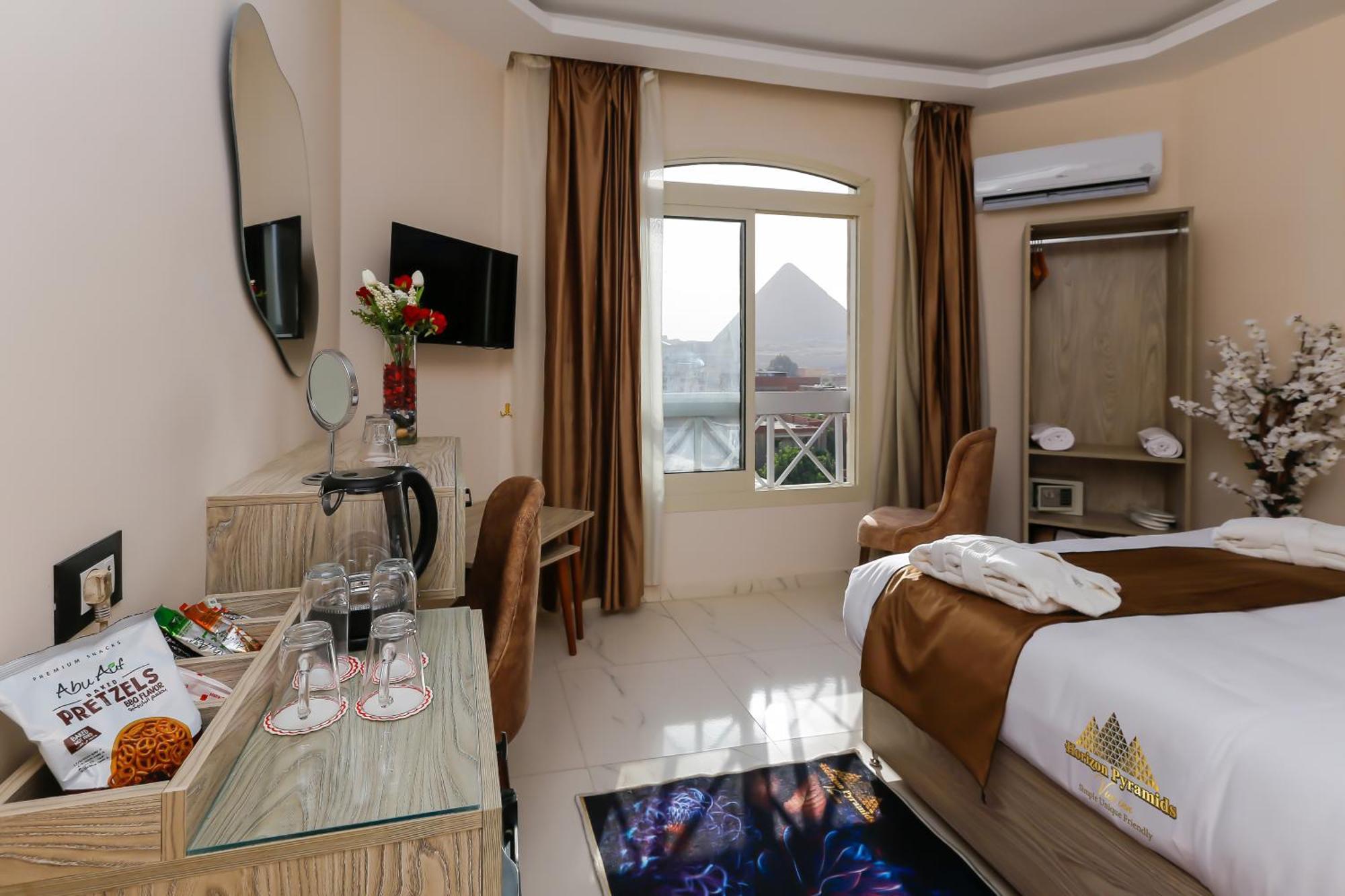 Horizon Pyramids View Inn Kafret el-Gabal Exterior foto