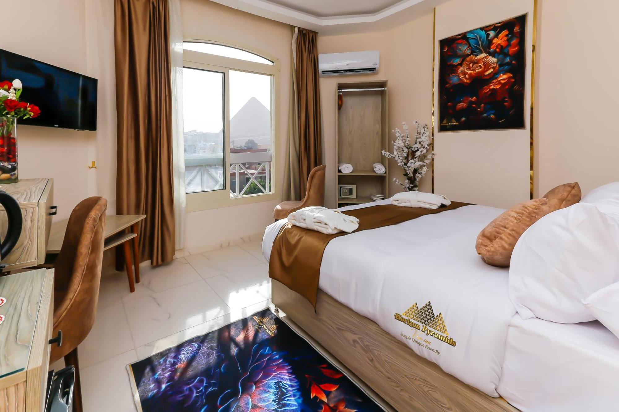Horizon Pyramids View Inn Kafret el-Gabal Exterior foto